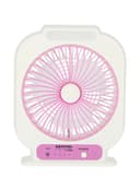 Krypton 8 inch Rechargeable Powerful Table Fan With LED Night Light 900 g 45 W KNF222 White