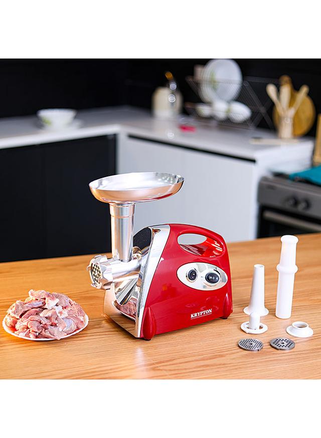 Krypton Electric Meat Mincer With Reverse Function 2000W 1 kg 2000 W KNMG6249 Red&Silver - SW1hZ2U6MjU1MTg4