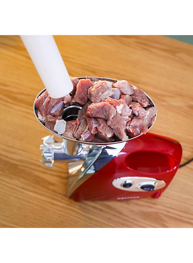 Krypton Electric Meat Mincer With Reverse Function 2000W 1 kg 2000 W KNMG6249 Red&Silver - SW1hZ2U6MjU1MTkw