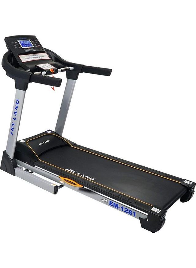 SkyLand SKY LAND Powerful AC Motor 3HP Continuous 4.5 Peak, Light Commercial Treadmill with Built In Speaker, Automatic Incline 15% & Hydraulic Soft Drop System EM 1281, black - SW1hZ2U6MjM0NzQ2