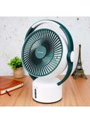 Krypton Rechargeable Table Fan With 12 Piece Bright LED Light 2 kg 35 W KNF6293 White - SW1hZ2U6MjU5OTgy