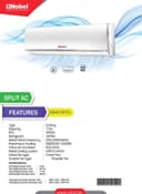 مكيف سبليت 12 وحدة بارد 1060واط  1 طن نوبل Nobel 1 Ton 1060W Cold 12 Units Split AC
