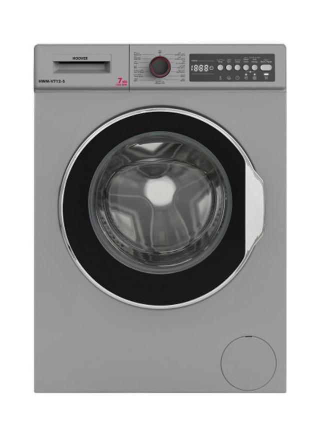 غسالة ملابس هوفر 7 كج 1200 دروة في الدقيقة Hoover 7KG Washing Machine 1200RPM Silver HWM-V712-S (Made in Turkey) - SW1hZ2U6MjM4OTMy