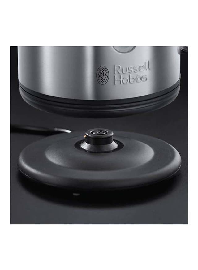 غلاية ماء سعة 1.7 لتر Russell Hobbs Snowdon Cordless Stainless Steel Kettle