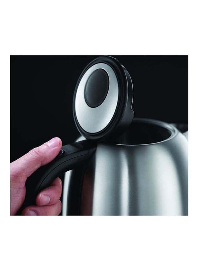 غلاية ماء سعة 1.7 لتر Russell Hobbs Snowdon Cordless Stainless Steel Kettle