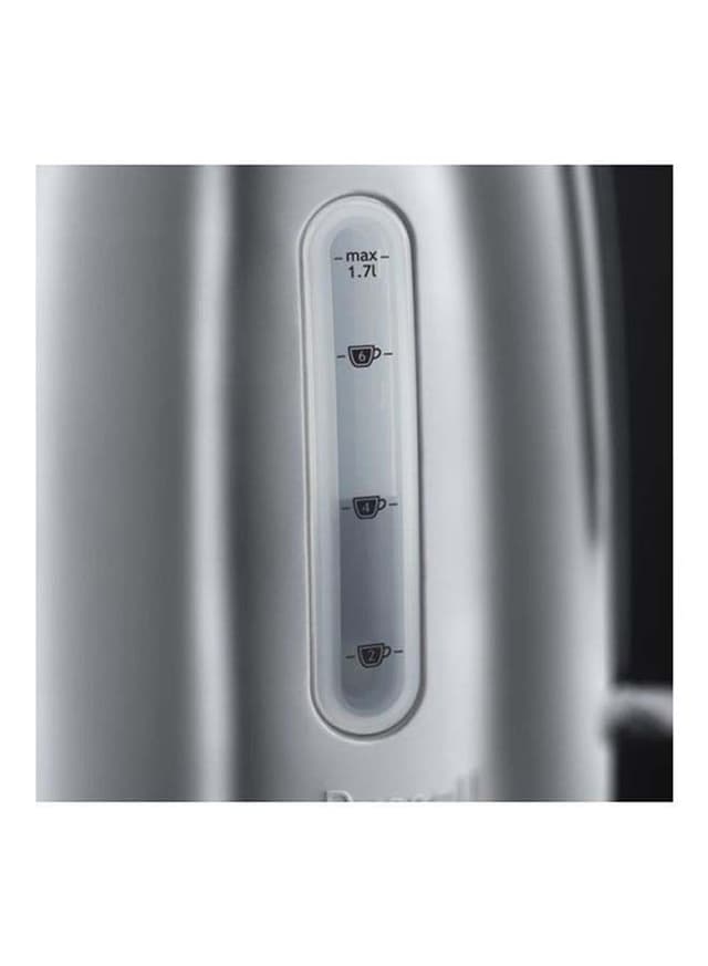 غلاية ماء سعة 1.7 لتر Russell Hobbs Snowdon Cordless Stainless Steel Kettle