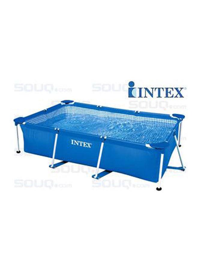 INTEX Folding Pool With Rectangular Metal Frame 260 X 160 X 65inch
