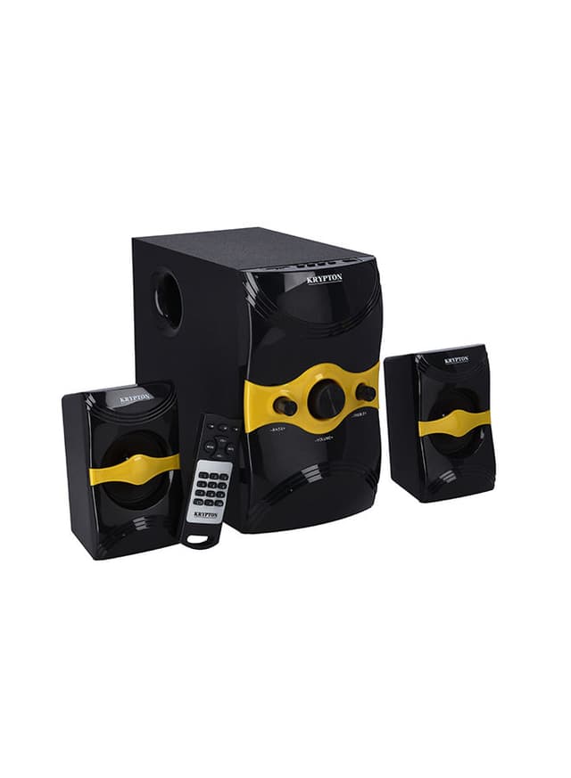 Krypton 2.1 CH Home Theater System  Multimedia Speaker System KNMS5200 Black