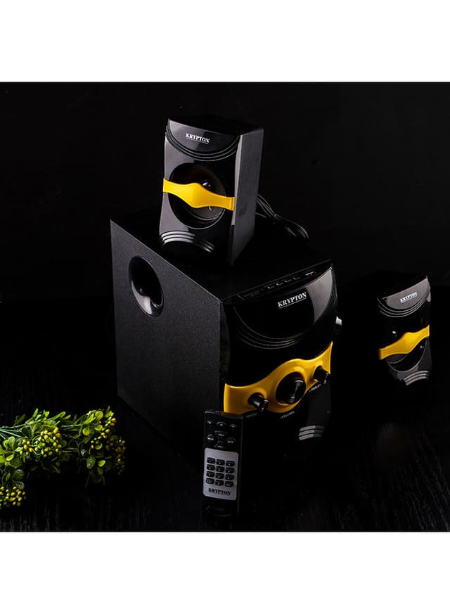 Krypton 2.1 CH Home Theater System  Multimedia Speaker System KNMS5200 Black