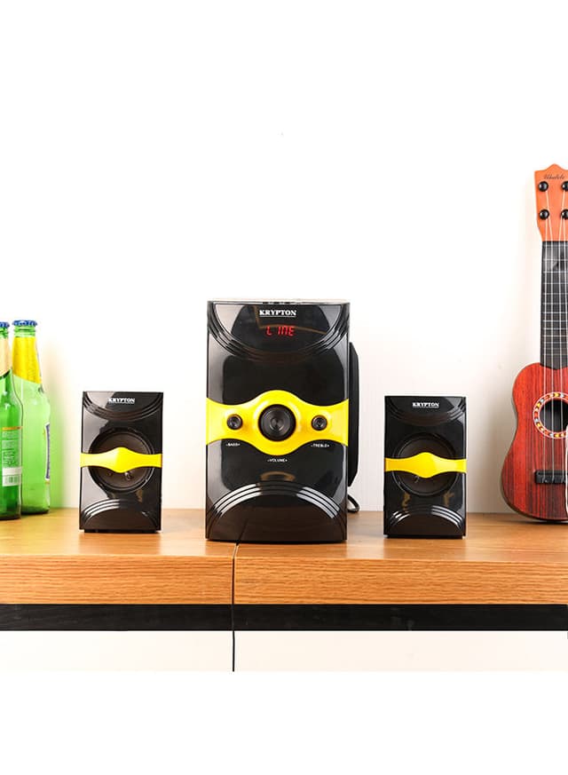 Krypton 2.1 CH Home Theater System  Multimedia Speaker System KNMS5200 Black