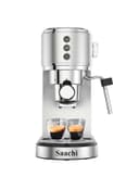 ماكينة قهوة 3 في 1 بمضخة ULKA الإيطالية 1350 واط Saachi - 3 In 1 Coffee Maker With 20 Bar Italian ULKA Pump