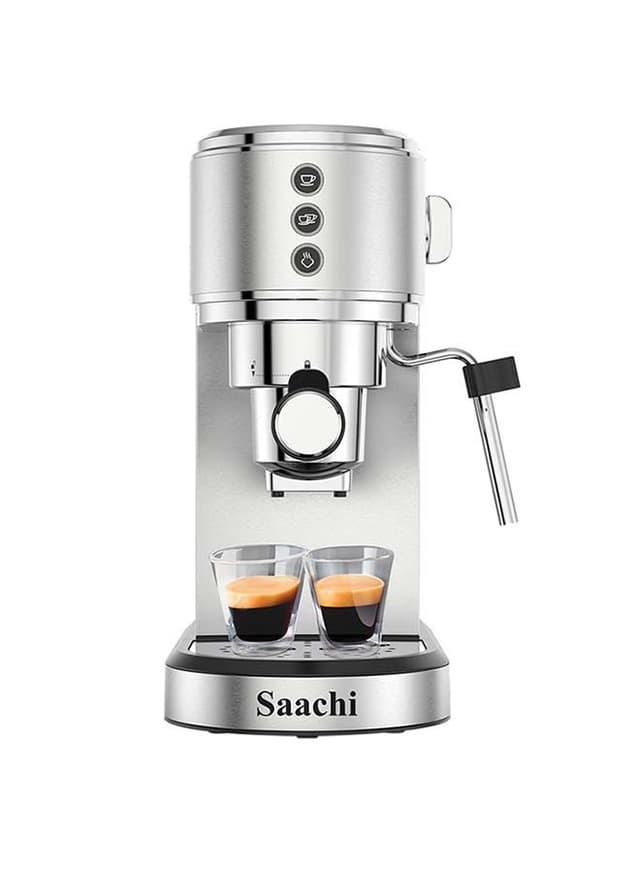ماكينة قهوة 3 في 1 بمضخة ULKA الإيطالية 1350 واط Saachi - 3 In 1 Coffee Maker With 20 Bar Italian ULKA Pump