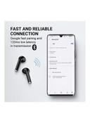 TCL Bluetooth In Ear True Wireless Headphones With Case Black