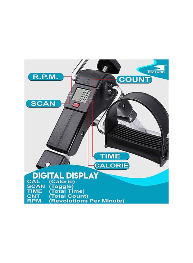 دراجة تمارين رياضية قابلة للحمل Portable Folding Mini Peddler Exercise Bike - SkyLand