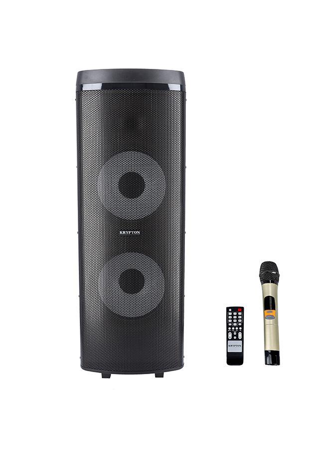 Krypton 12 Inch Professional Speaker/Usb/Fm/Bt/Mic/Remote KNMS5193 Black