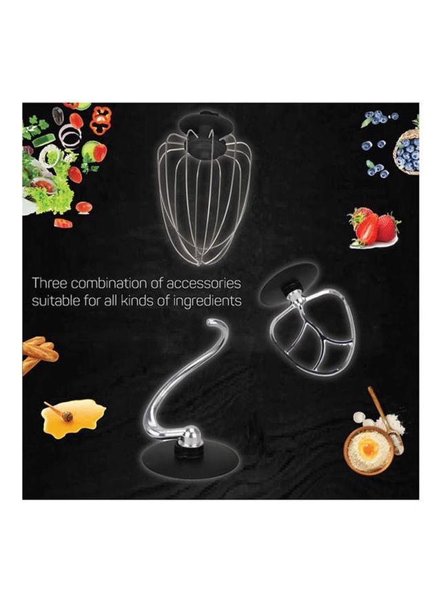 خلاط ومفرمة لحم و عجانة 3 في 1 بسعة 7 لتر 1500 واط NOBEL - 3 In 1 Bowl Mixer Blender And Meat Grinder