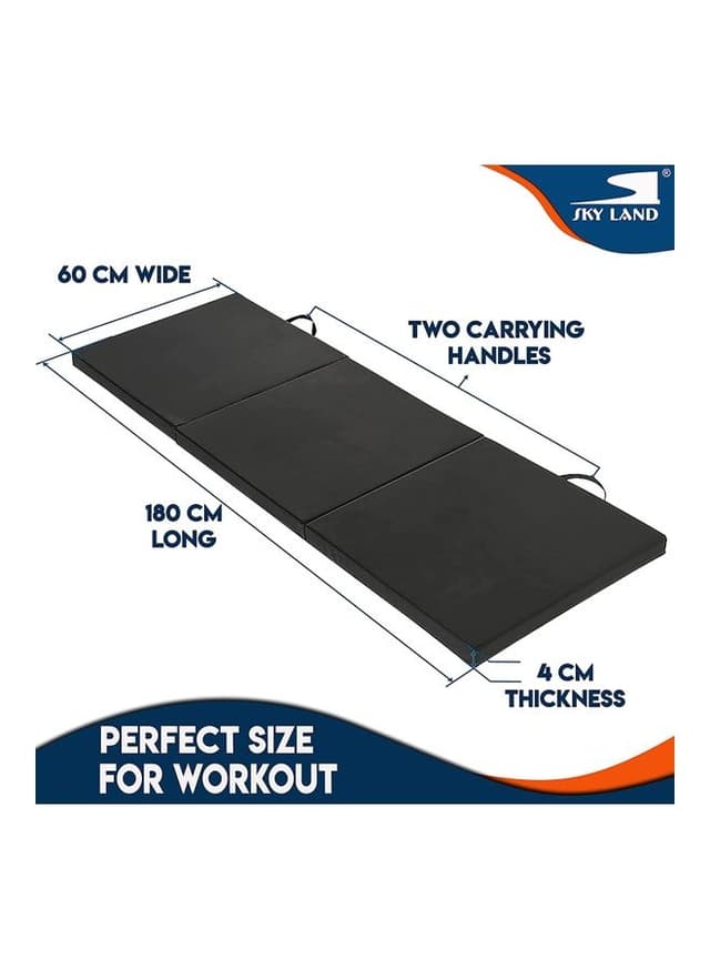 SkyLand Exercise Mat With Carrying Strap 37 cm