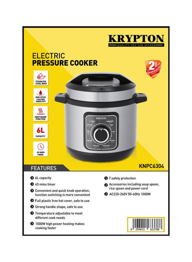 Krypton Electric Pressure Cooker 6 l 1000 W KNPC6304 Multicolour - SW1hZ2U6MjU1OTMx
