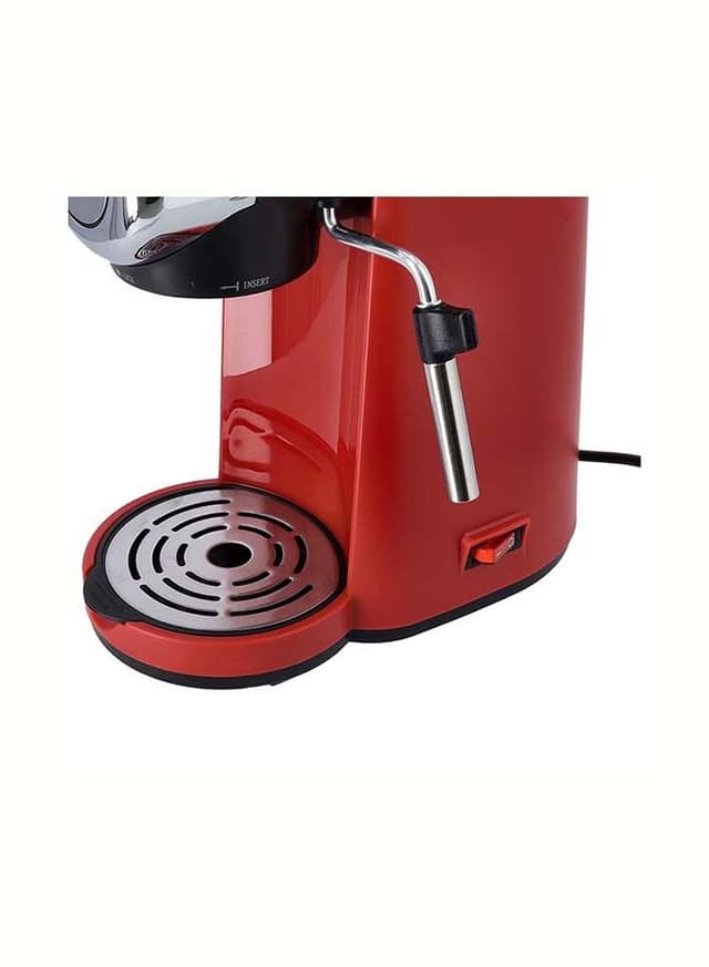 Krypton Espresso Coffee Machine 0.24 l 800 kW KNCM6319 Red