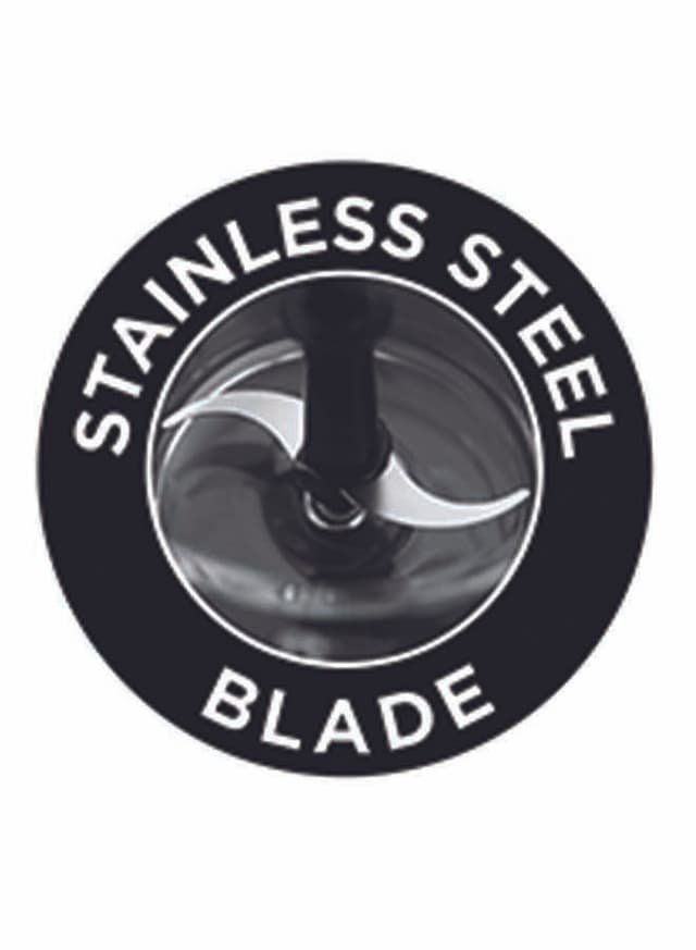 Russell Hobbs Desire Matte Black Electric Mini Chopper With Capacity Glass Bowl 200 kW 24662 Black