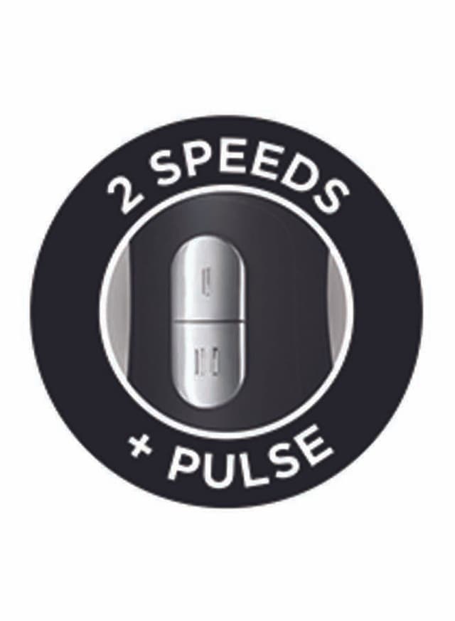 Russell Hobbs Desire Matte Black 2 Speed 3 In 1 Hand Blender Electric Whisk And Vegetable Chopper Attachments 500 kW 24702 Black