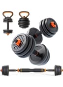 مجموعة دامبل من 19 قطعة 19Piece Dumbbell And Removable Barbell Set - SkyLand - 263033