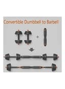 SkyLand 2 In 1 Adjustable Dumbbell and Barbell Set 15kg