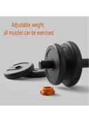 مجموعة دامبل 2في1 بوزن 15 كغ 2In1 Adjustable Dumbbell and Barbell Set - SkyLand - SW1hZ2U6MjM1Njk0