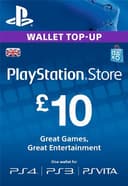 بطاقة شحن سوني PlayStation Network US £ 10 (ستور بريطاني)