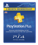 بطاقة بلايستيشن بلس 3 أشهر PlayStation Network UK (ستور بريطاني)