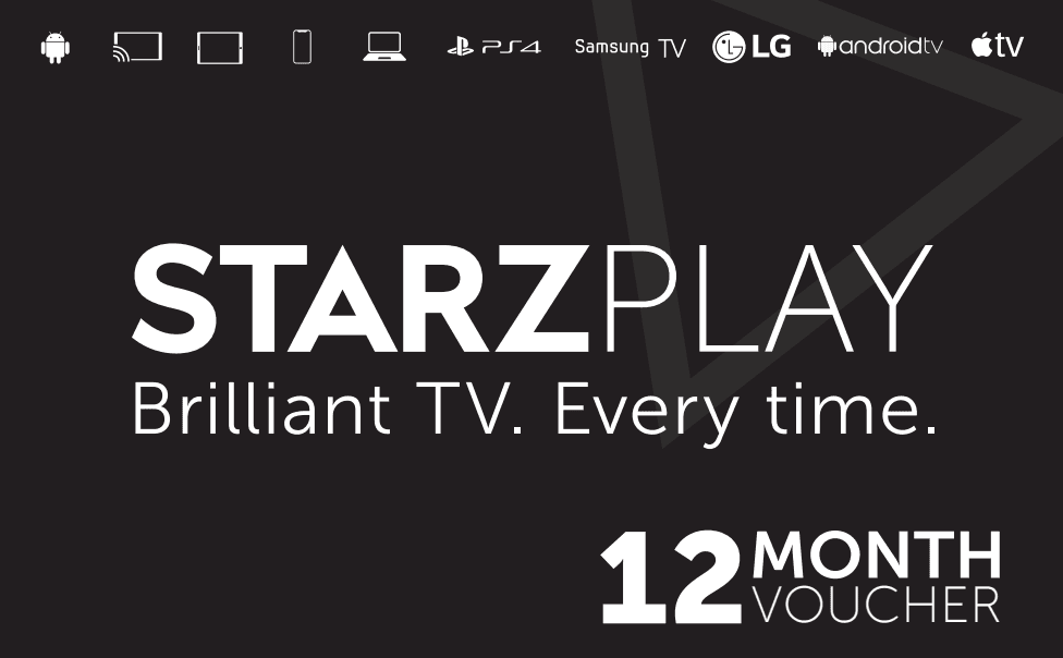 اشتراك ستارز بلاي Starzplay (12 أشهر)