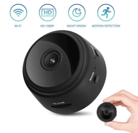 كاميرا مراقبه صغيره - كاميرا خفية مغناطيسية A9 WiFi Mini Security Camera بدقة HD 1080P - SW1hZ2U6Mjk4NDgy