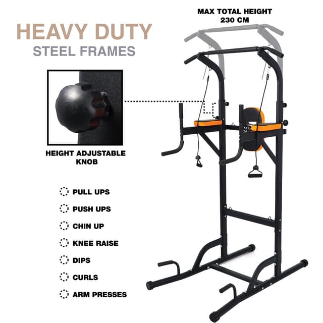 SkyLand Multi-Function Chin Up Station