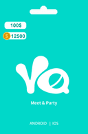 بطاقة شحن يلا لايف Yalla Live (12500 Gold)