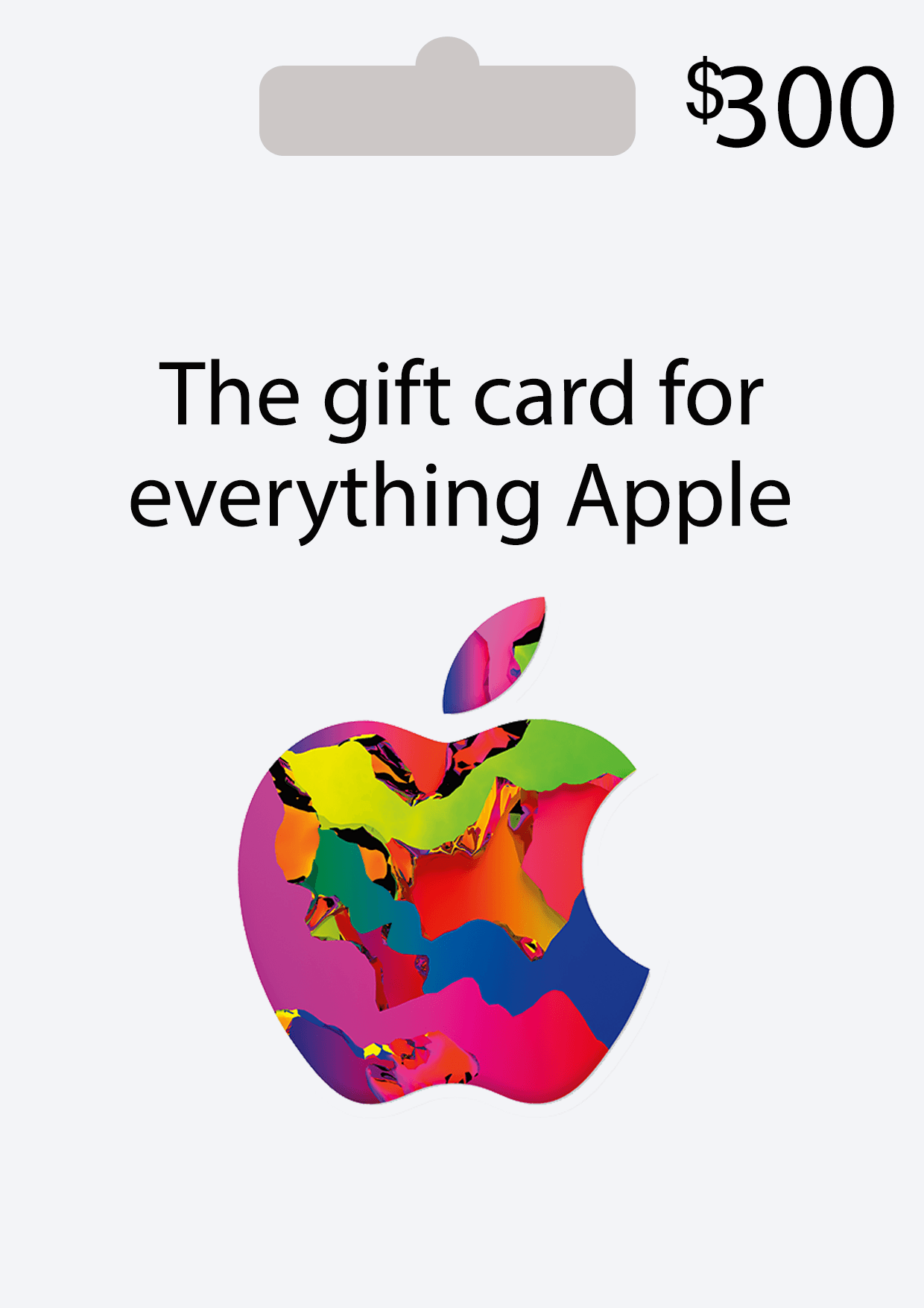 بطاقة هدايا أبل ستور أمريكي Apple Card US $ 300