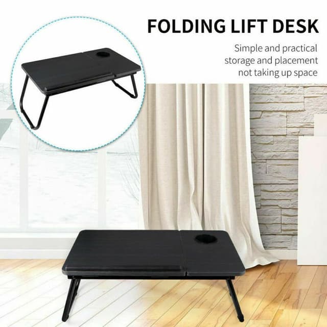 Generic Adjustable Lapdesk Table with Cup Holder