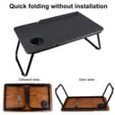 Generic Adjustable Lapdesk Table with Cup Holder