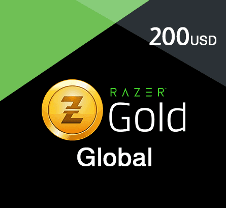 بطاقة شحن ريزر قزلد Razer Gold Pins $ 200