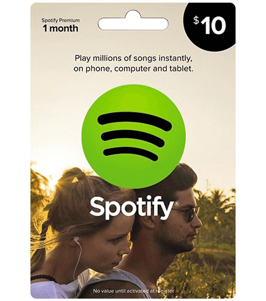 اشتراك سبوتيفاي شهر واحد Spotify US $ 10 (ستور أمريكي)
