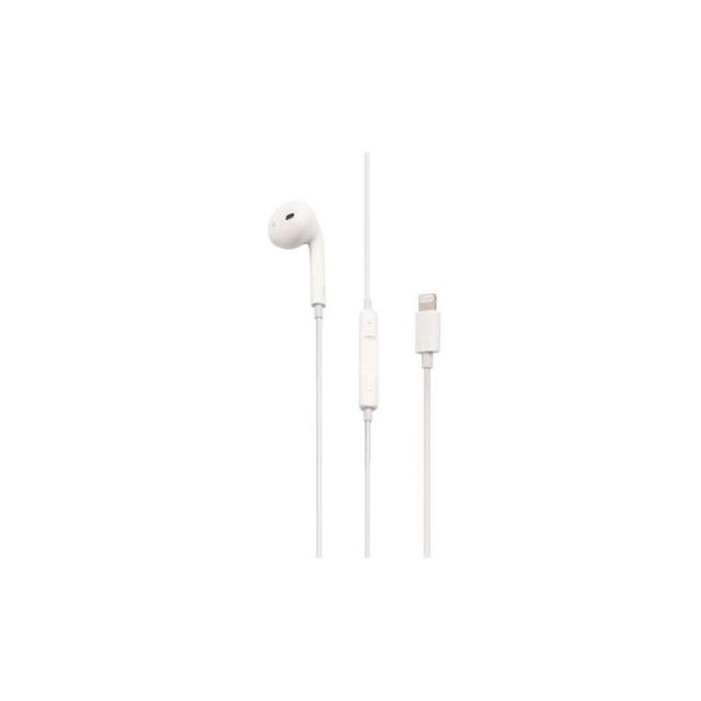 سماعة طرف واحد للآيفون بورودو Porodo Mono Right Earphone Compatible For Iphone Lightning Devices - SW1hZ2U6MzI4NjUy