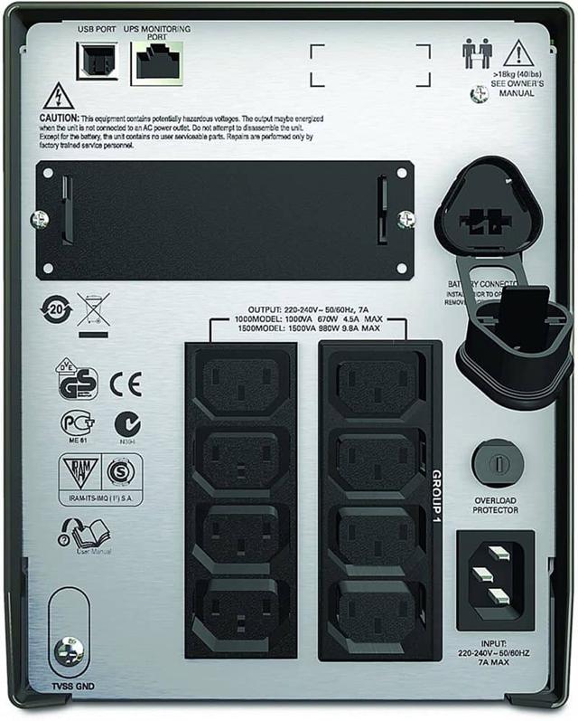 APC SMT1000IC UPS 230V 1000VA /700 Watt - SW1hZ2U6MzIxNTc3