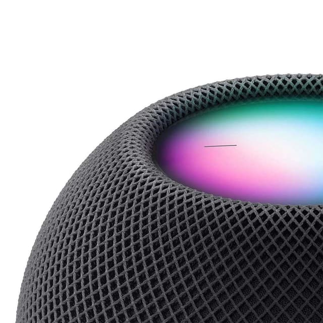 سبيكر ابل الذكي هوم بود ابل ميني يعمل كمساعد ذكي رمادي ابل Apple Space Gray Smart assistant Apple Mini Smart Speaker