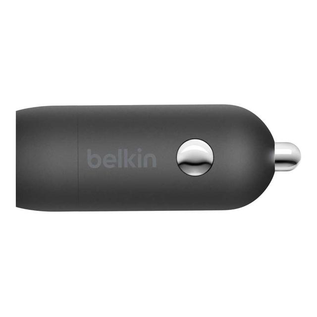 شاحن موبايل للسيارة باستطاعة 18 وات Belkin 18W PD USB-C  Dual Standalone Car Charger - SW1hZ2U6MzE3NDQx