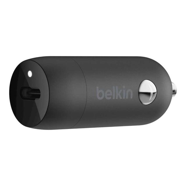 شاحن موبايل للسيارة باستطاعة 18 وات Belkin 18W PD USB-C  Dual Standalone Car Charger - SW1hZ2U6MzE3NDM5