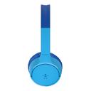 سماعات لا سلكية للأطفال لون أزرق Belkin Mini Wireless On-Ear Headphones - SW1hZ2U6MzE4Njg0