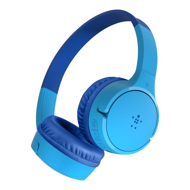 سماعات لا سلكية للأطفال لون أزرق Belkin Mini Wireless On-Ear Headphones - SW1hZ2U6MzE4Njgw