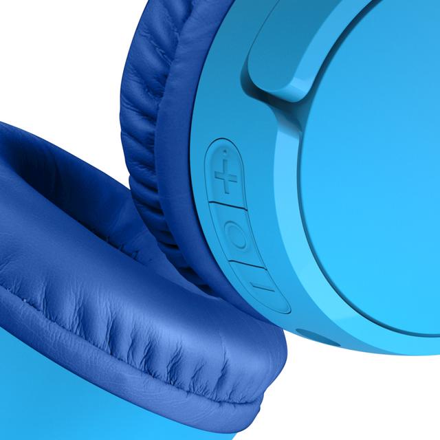 سماعات لا سلكية للأطفال لون أزرق Belkin Mini Wireless On-Ear Headphones - SW1hZ2U6MzE4Njg2