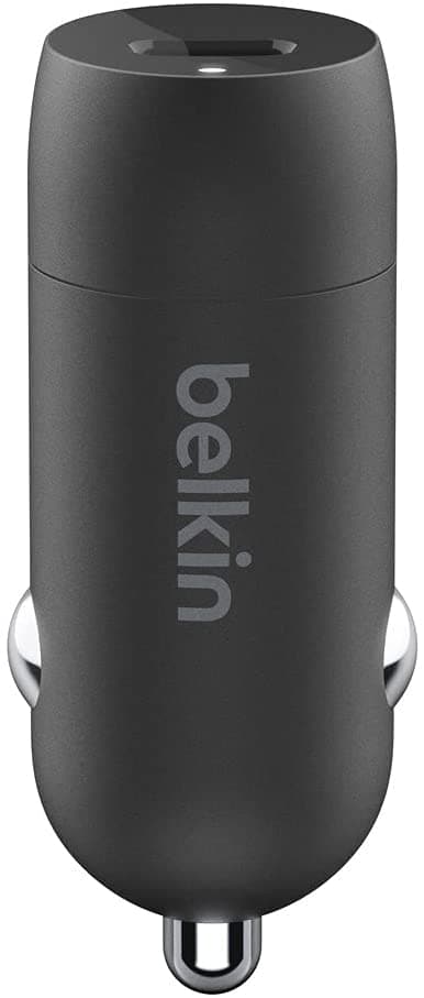 شاحن موبايل للسيارة Belkin USB-C Car Charger 20W - Black