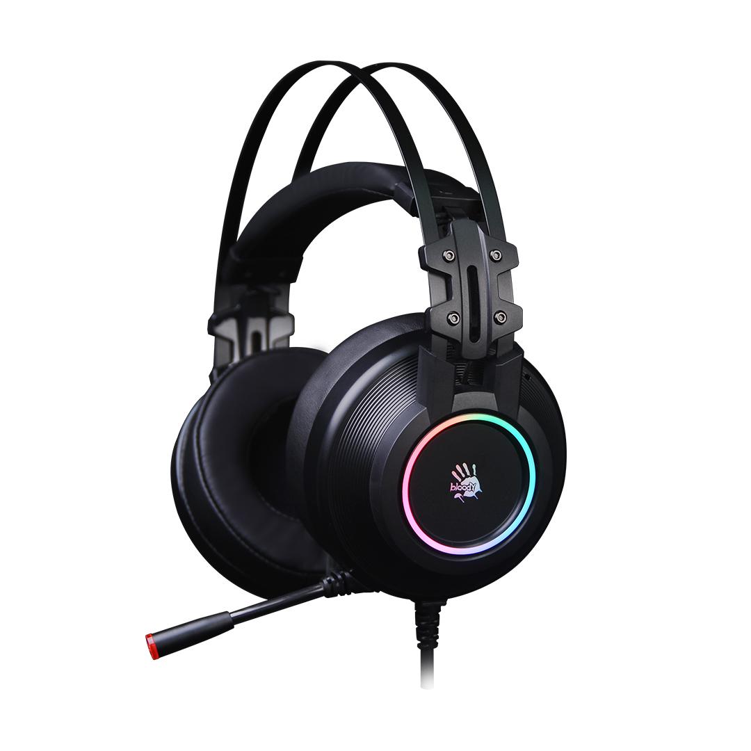 Bloody G528C Virtual 7.1 HiFi RGB Gaming Headset with Noise Cancelling - Black