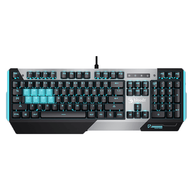 كيبورد قيمنق لون أسود و أزرق Bloody Light Strike Optical Gaming Keyboard - SW1hZ2U6MzE4NjU0